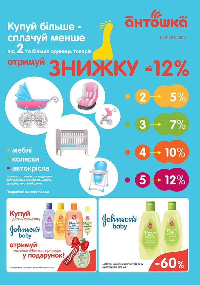 Новые скидки в магазине АНТОШКА